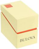 Bulova Women's Analog Quartz Watch with Leather Calfskin Strap 98L216