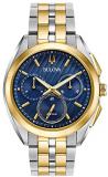 Bulova Men's Curv Collection Two Tone Watch