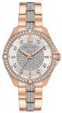 Bulova Women's Rose Goldtone Crystal Watch