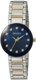 Bulova Women's Analog Quartz Watch with Stainless-Steel Strap 98P157