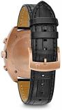 Bulova Mens Chronograph Quartz Watch with Leather Strap 98A156