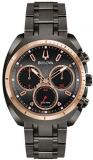 Bulova Mens Chronograph Quartz Watch with Stainless Steel Strap 98A158