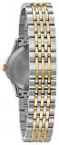 Bulova Women Analogue Quartz Watch with Stainless Steel Strap 98M124