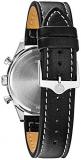 Bulova Mens Chronograph Quartz Watch with Leather Strap 96B302