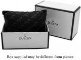 Bulova Men's Two Tone Steel Bracelet Steel Case Quartz White Dial Watch 98B330