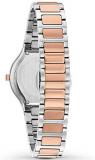 Bulova 98R274 Futuro Women's Watch Silver/Rose Gold 32mm Stainless Steel