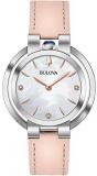 Bulova Diamonds trendy women's watch code 96P197