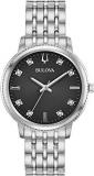 Bulova Women's Analogue Quartz Watch with Stainless Steel Strap 96P205