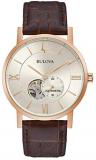 Bulova Men's Analog Automatic Watch with Stainless Steel Strap 97A150