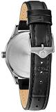 Bulova Watches 96M147 Classic Silver & Black Leather Ladies Watch
