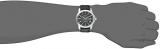Bulova Men's Precisionist Black Dial and Leather Strap Watch