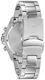 Bulova Mens Chronograph Quartz Watch with Stainless Steel Strap 96A216
