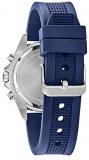 Bulova Mens Chronograph Quartz Watch with Silicone Strap 96A214
