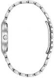 Bulova Women's Silvertone Crystal Swarovski Pave Bracelet Watch