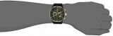 Bulova Men's Designer Chronograph Watch Rubber Strap - Water Resistant Black Gold Marine Star 98B278