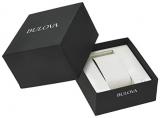 Bulova Men's Designer Automatic Self Winding Watch Stainless Steel Bracelet - Black Dial 96A119