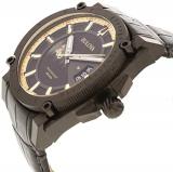 Bulova Men's Analog Quartz Watch with Leather Strap 98B293