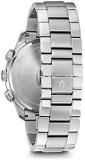 Bulova Mens Chronograph Quartz Watch with Stainless Steel Strap 96B288
