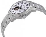 Bulova Mens Skeleton Automatic Watch with Stainless Steel Strap 96A207
