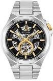 Bulova Men's Analogue Automatically Watch with Stainless Steel Strap 98A224