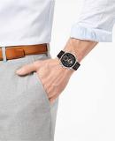 Bulova Mens Chronograph Quartz Watch with Leather Strap 96B311