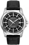 Bulova Precisionist Men's UHF Watch with Black Dial Analogue Display and Black L...