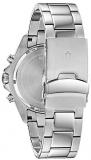 Bulova Mens Chronograph Quartz Watch with Stainless Steel Strap 96A215