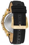 Bulova Mens Chronograph Quartz Watch with Leather Strap 97B178
