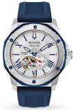 Bulova Mens Analogue Automatic Watch with Silicone Strap 98A225
