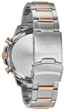 Bulova Mens Chronograph Quartz Watch with Stainless Steel Strap 98B301