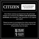 CITIZEN Women's Analogue Solar Powered Watch with Stainless Steel Strap EM0554-82X