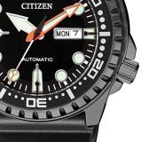 Citizen Men's Analog Mechanical Hand Wind Watch with Rubber Strap NH8385-11E