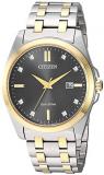 Citizen Men's Analog Eco-Drive Watch with Stainless Steel Strap BM7107-50E