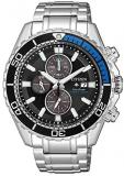Citizen Men Chronograph Eco-Drive Watch with Stainless Steel Strap CA0719-53E