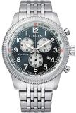 Citizen Men's Chronograph Eco-Drive Watch with Stainless Steel Strap AT2460-89L