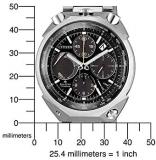 Citizen Men's Chronograph Eco-Drive Watch with Titanium Strap AV0080-88E