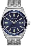 Citizen Men's Analog Eco-Drive Watch with Stainless Steel Strap AW1591-52L