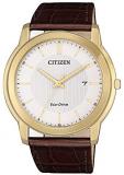 CITIZEN Women's Analogue Quartz Watch with Leather Strap AW1212-10A