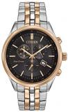 Citizen Men's Chronograph Solar Powered Watch with Stainless Steel Strap AT2146-...