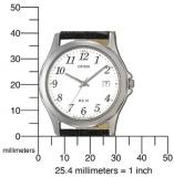 Citizen Men's Analogue Quartz Watch with Leather Strap BI0740-02A