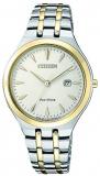 Citizen Women's Analogue Solar Powered Watch with Stainless Steel Strap EW2494-89B