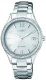 Citizen Womens Analogue Quartz Watch with Stainless Steel Strap EO1180-82A