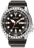 Citizen Men's Analogue Automatic Watch with Rubber Strap NH8380-15E