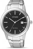 Citizen Men's Analogue Eco-Drive Watch with Stainless Steel Strap AW1231-58E