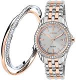 Citizen Watch Silhouette Crystal Women's Quartz Watch with White Dial Analogue D...