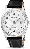 Citizen Men's Analogue Solar Powered Watch with Leather Strap AS2050-10A