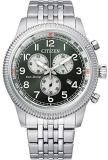 Citizen Men's Chronograph Eco-Drive Watch with Stainless Steel Strap AT2460-89X