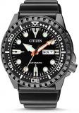 Citizen Mens Analogue Automatic Watch with Rubber Strap NH8385-11EE