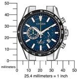 Citizen Mens Chronograph Quartz Watch with Titanium Strap CA4444-82L
