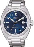 Citizen Men's Analogue Automatic Watch with Stainless Steel Strap NJ0100-89L
